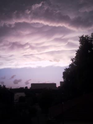 Nuage très menaçant 