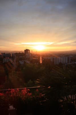 Couché de soleil sur Lyon