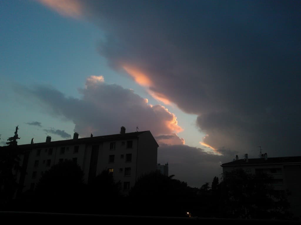 l'orage de chaleur très attendu sur lyon