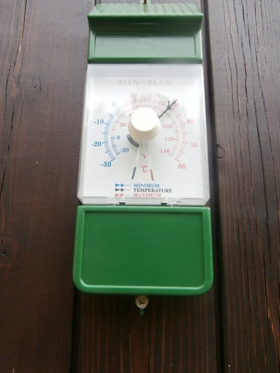 la temperature hier