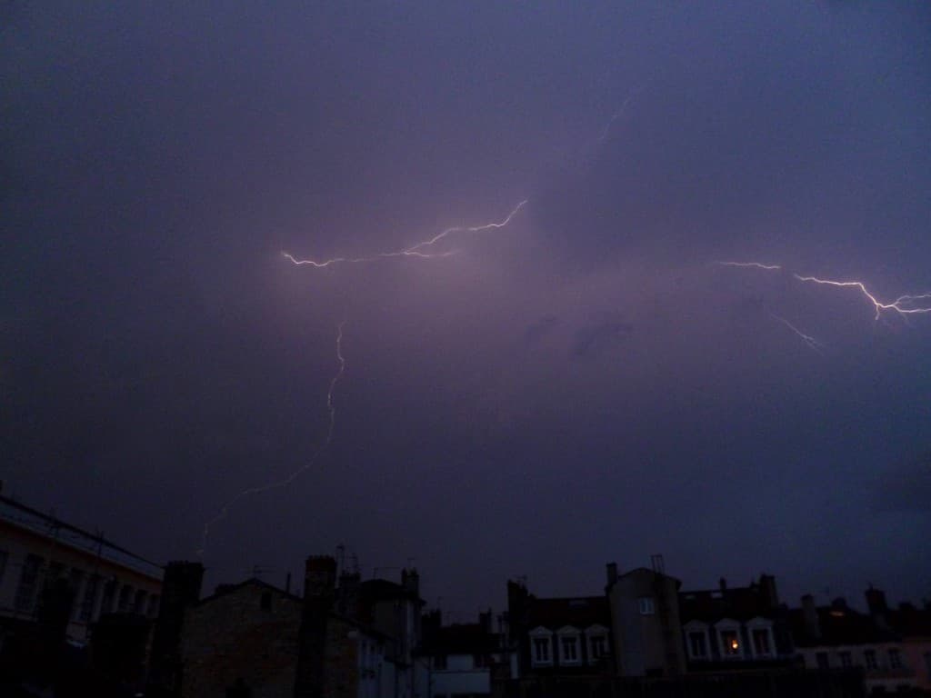 Orages sur la Presqu'île.