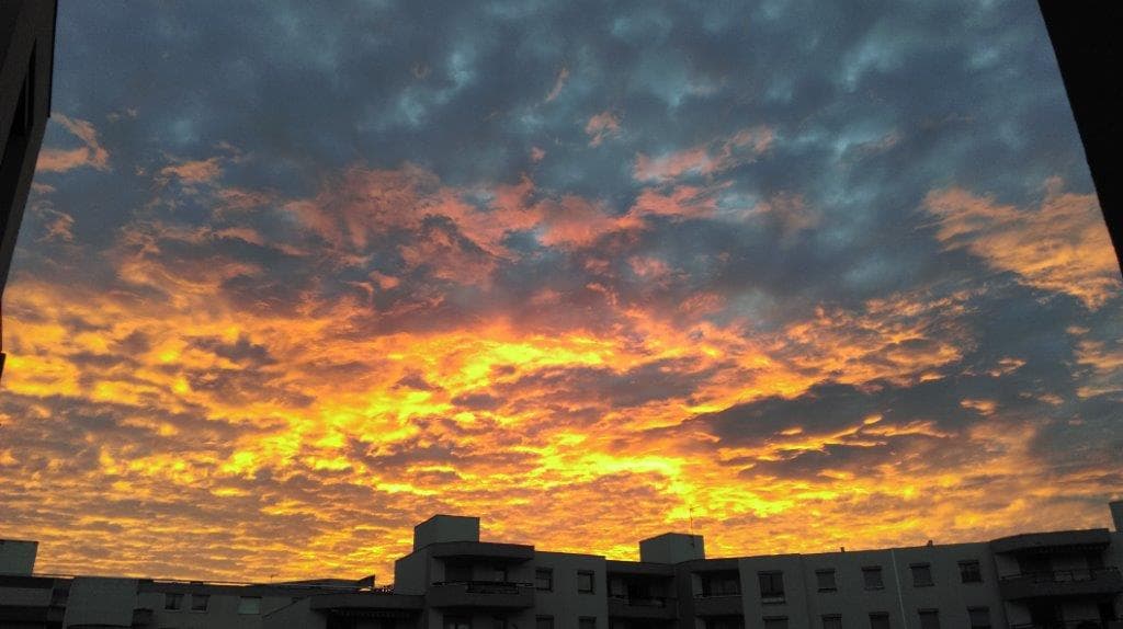 Ciel en feu