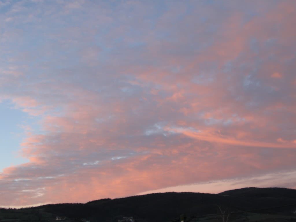 ciel rose marbré