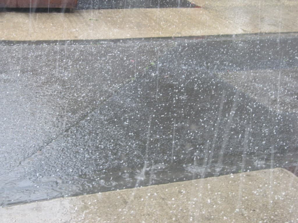 Orage de grêle