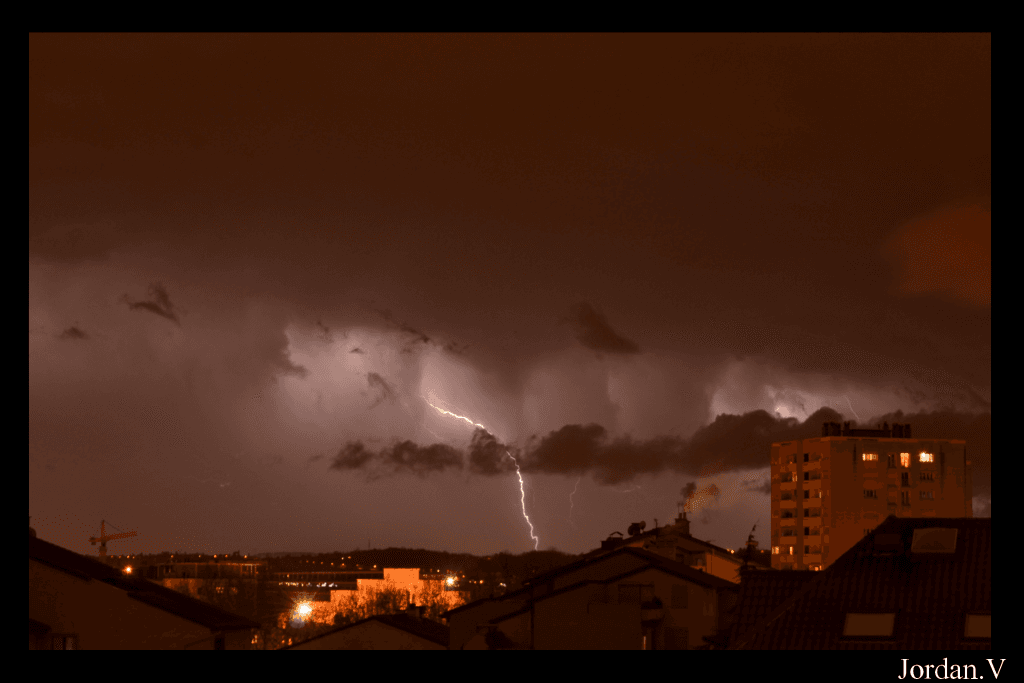 première orage a lyon