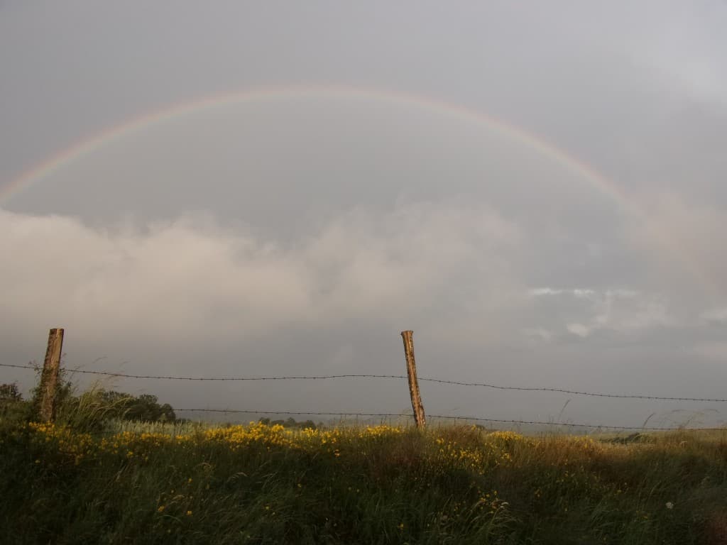 Arc en ciel du soir