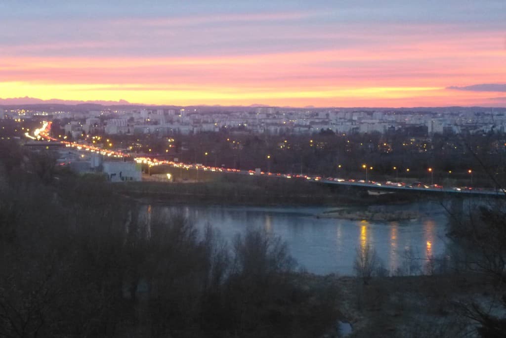 Périphérique Est au lever