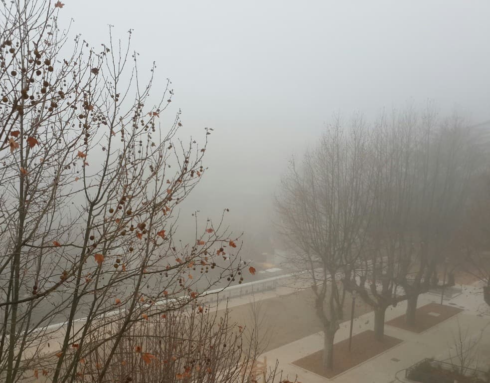 Brouillard intense.