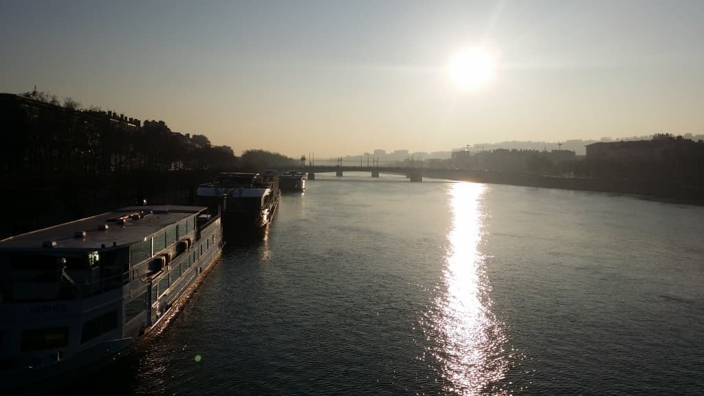 Les péniches du Rhône