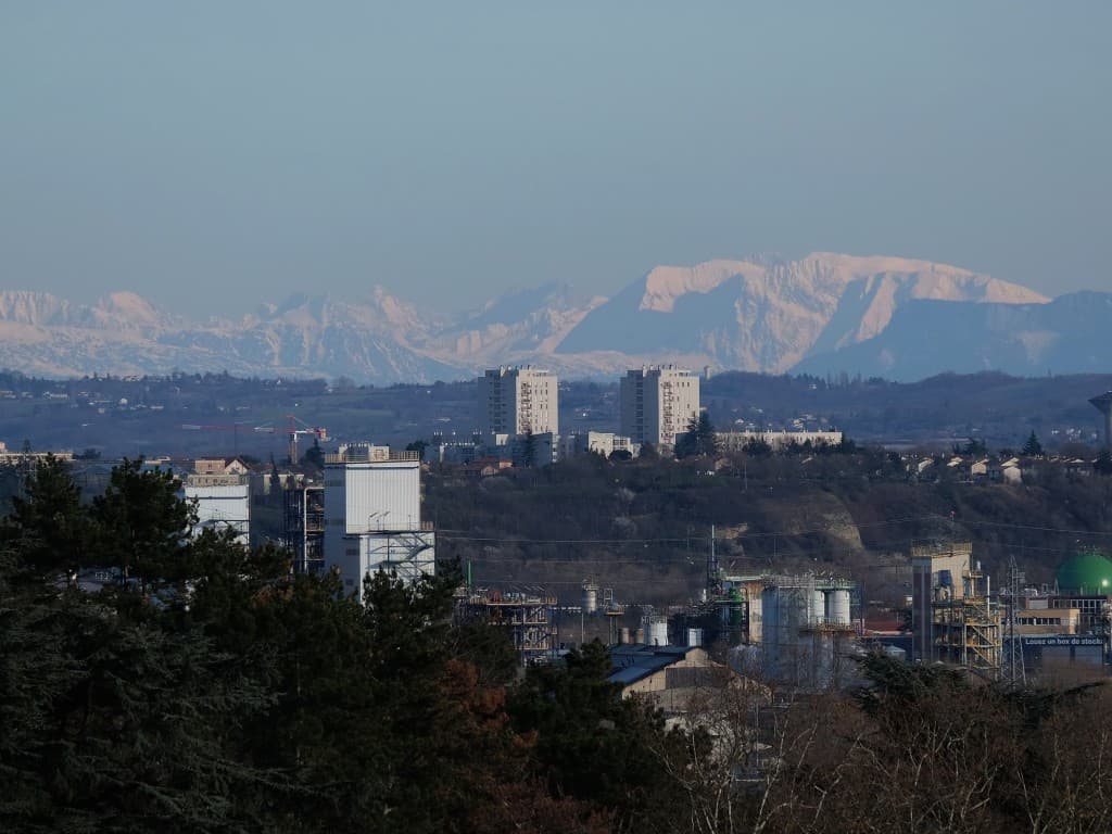 Alpes vue d'Oullins