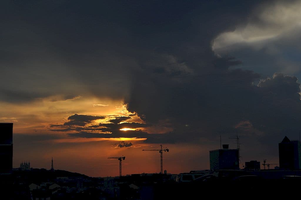 Le soleil revient après l'orage