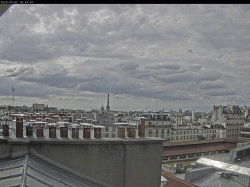 Notre webcam Paris St-Germain-des-Prés - vue Ouest - réactualisée toutes les minutes