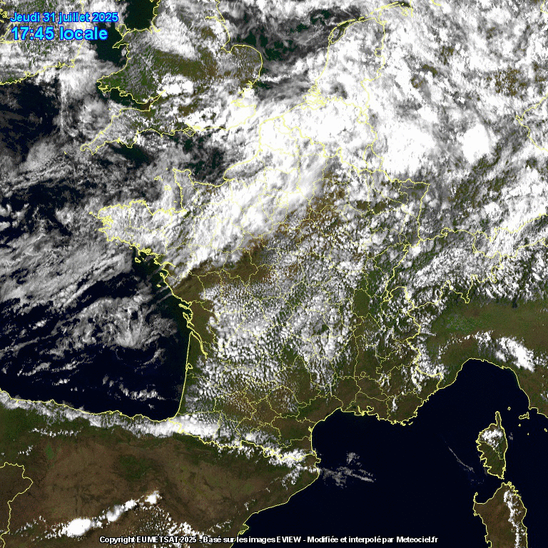 Image d'illustration pour Suivi des nuages en France