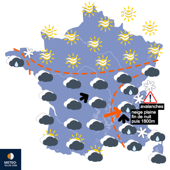 La neige et le froid résistent pour longtemps ?