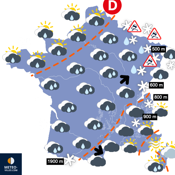 De plus en plus hivernal