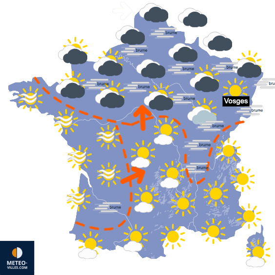 Le froid résiste au nord