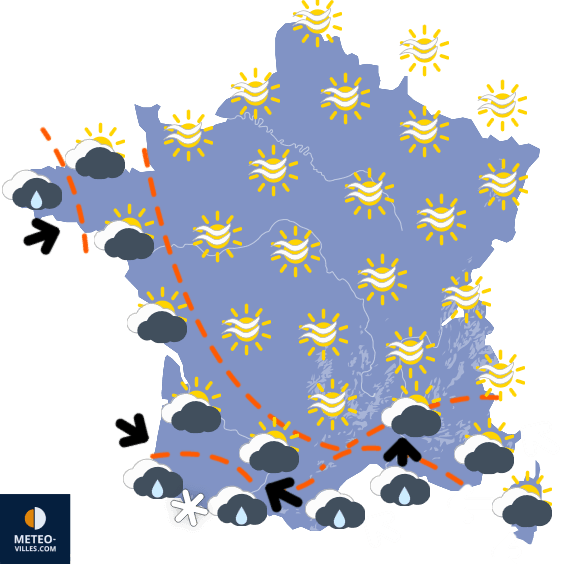 Beaucoup de pluie en perspective...