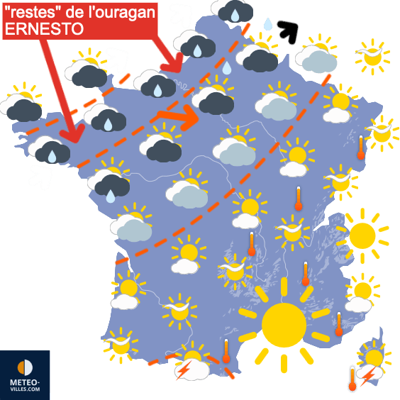 Encore des orages, avant une nouvelle vague de chaleur !
