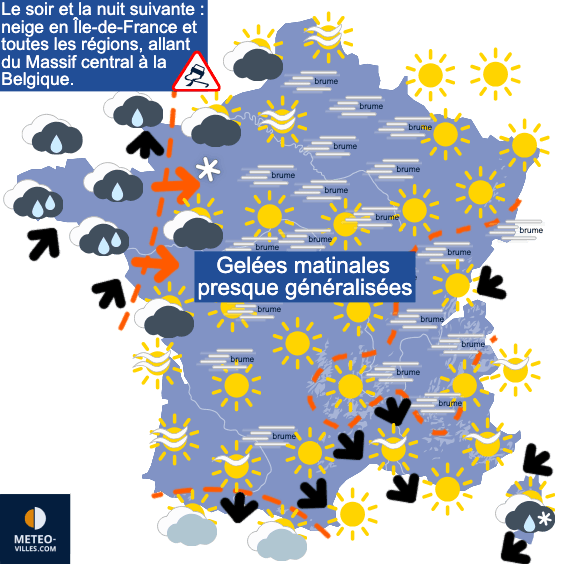 Un peu de neige, puis un temps très agité !