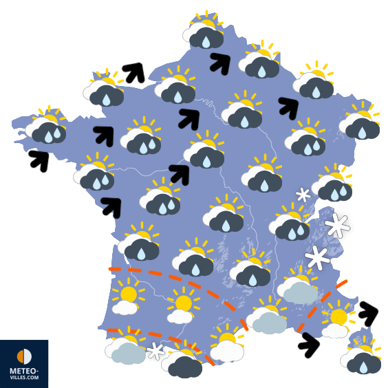 Menace de fortes tempêtes dans une semaine