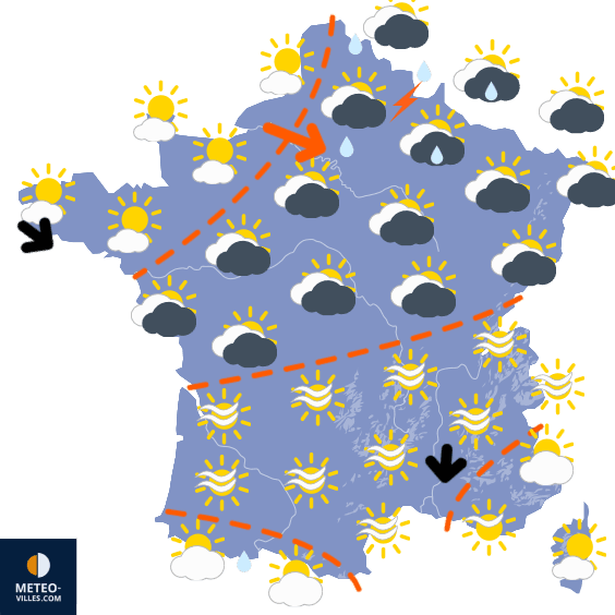 Retour de la fraîcheur et du gel sur la moitié Nord
