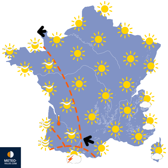Un changement de temps est possible la semaine prochaine