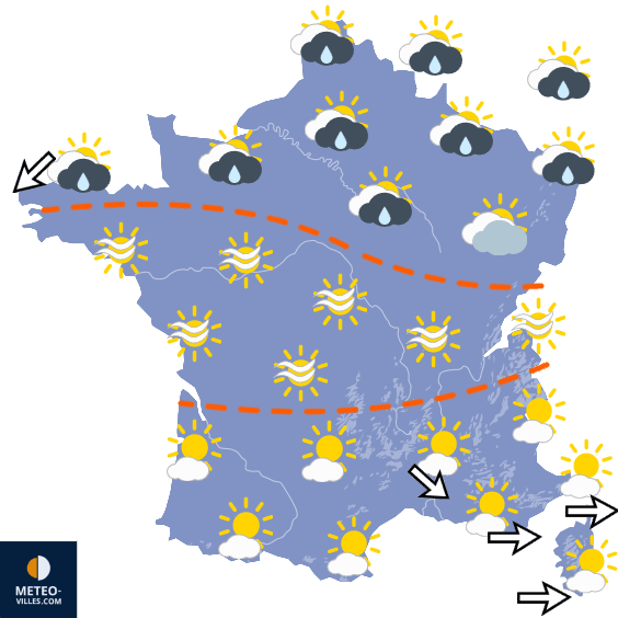 Week-end calme, puis retour d'un temps chaud et instable