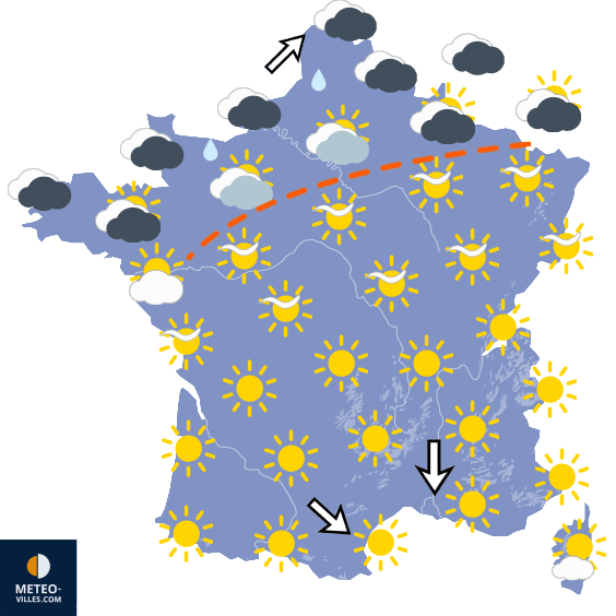 Une chaleur intense au sud, mais éphémère