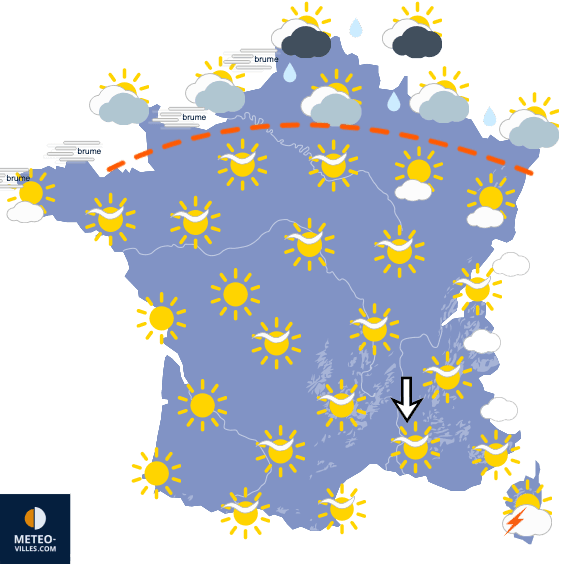 Pic de chaleur avant le plongeon des températures