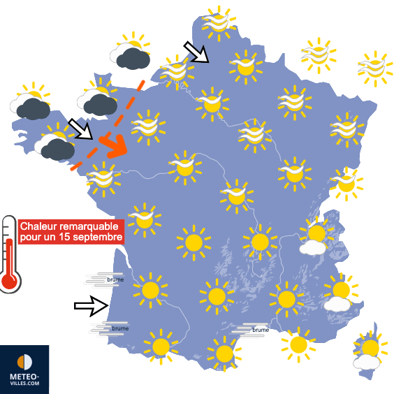 L'épisode de temps plus frais sera également éphémère...