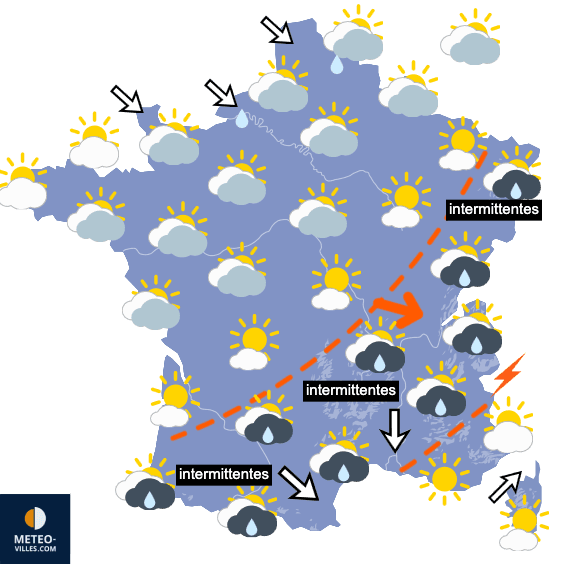 Rafraîchissment très temporaire et toujours pas de pluie !