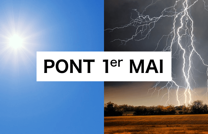 Météo pont du 1er mai : d'abord estival avant les orages