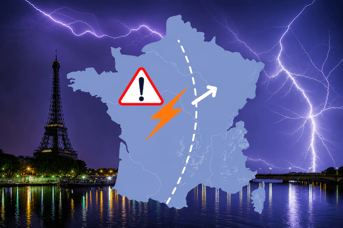 Orages : la vigilance s'étend vers le nord