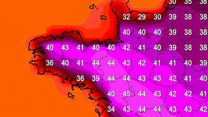 44°C en Bretagne ? Le scénario météo qui sidère