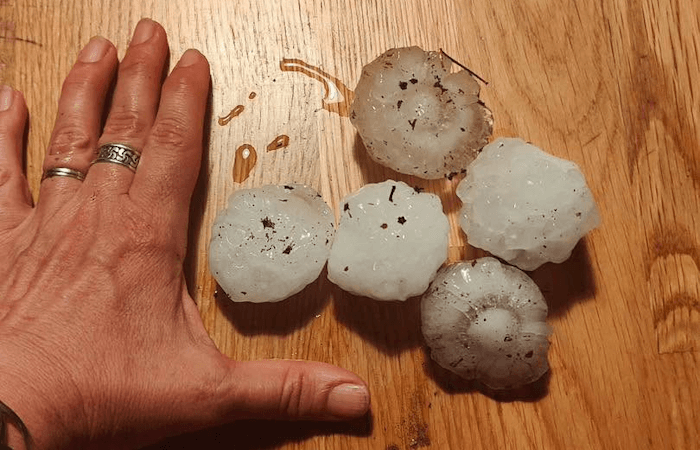 Risque de violents orages de grêle pour vendredi et samedi