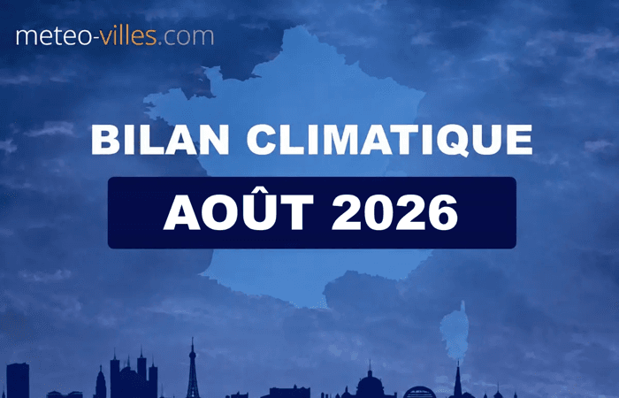 Août 2026 a frôlé le record de 2003 en France