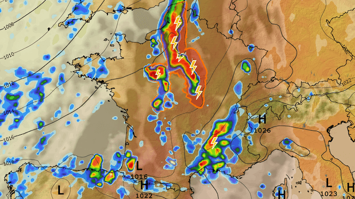 Orages mercredi : une grande partie de la France sous la menace jusqu’en pleine nuit