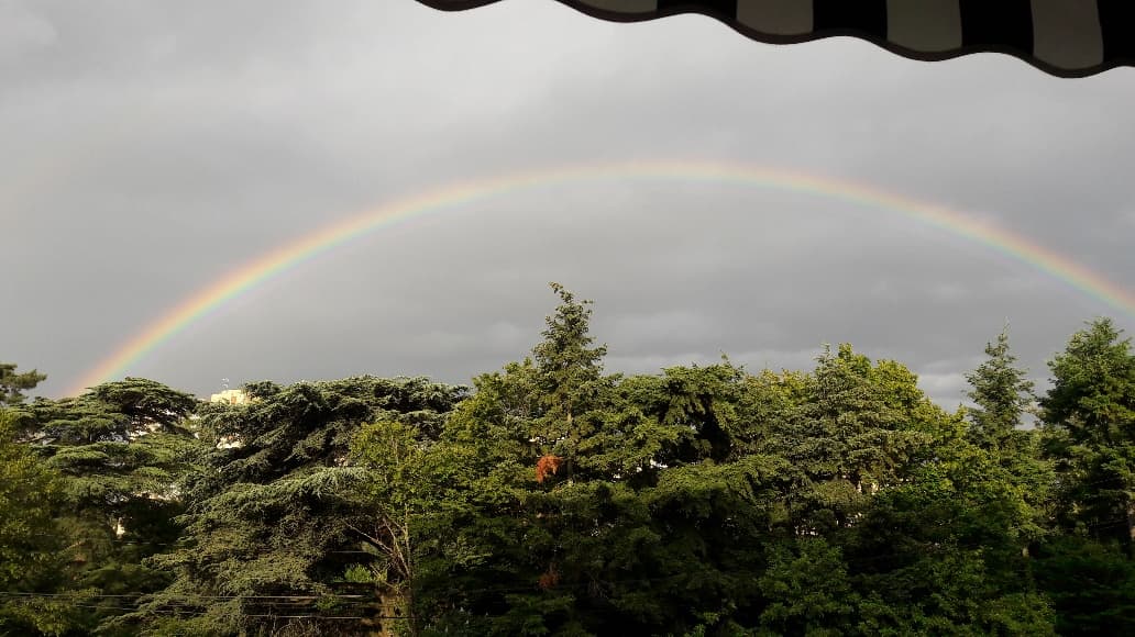 Ciel en couleurs ce matin