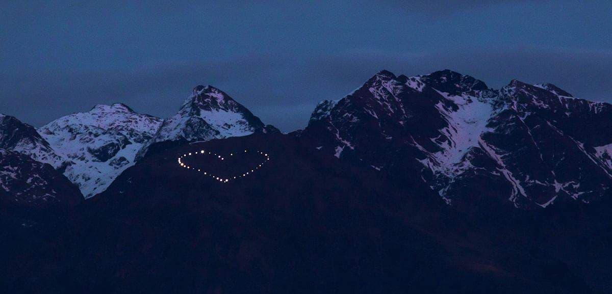 Un cœur au grand colon pour un accès libre et raisonné à la nature - Photo Alain HERRAULT  A.P.
