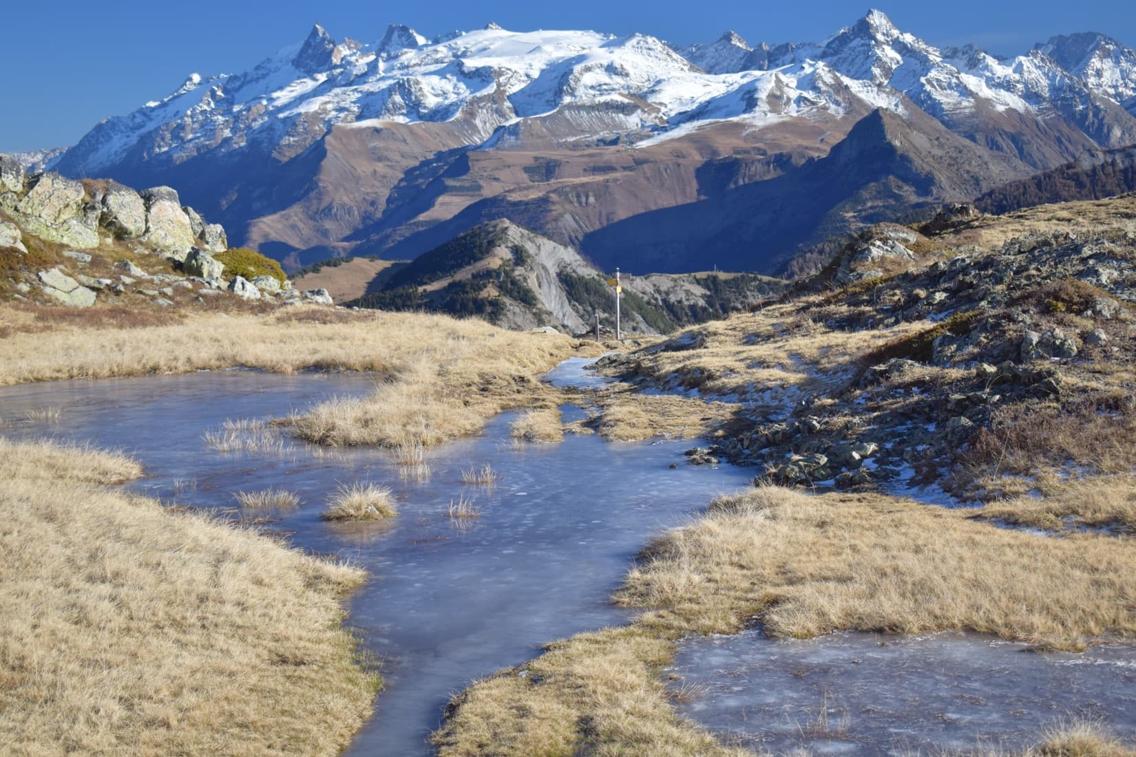 Au fond massif de la Meije