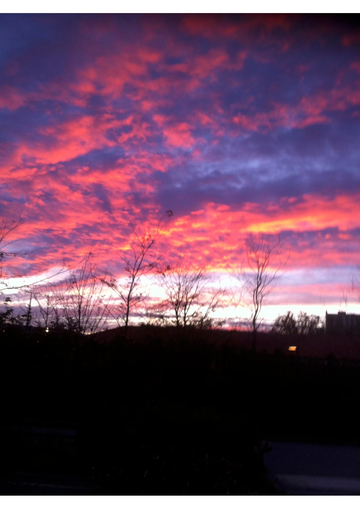 Ciel en feu !