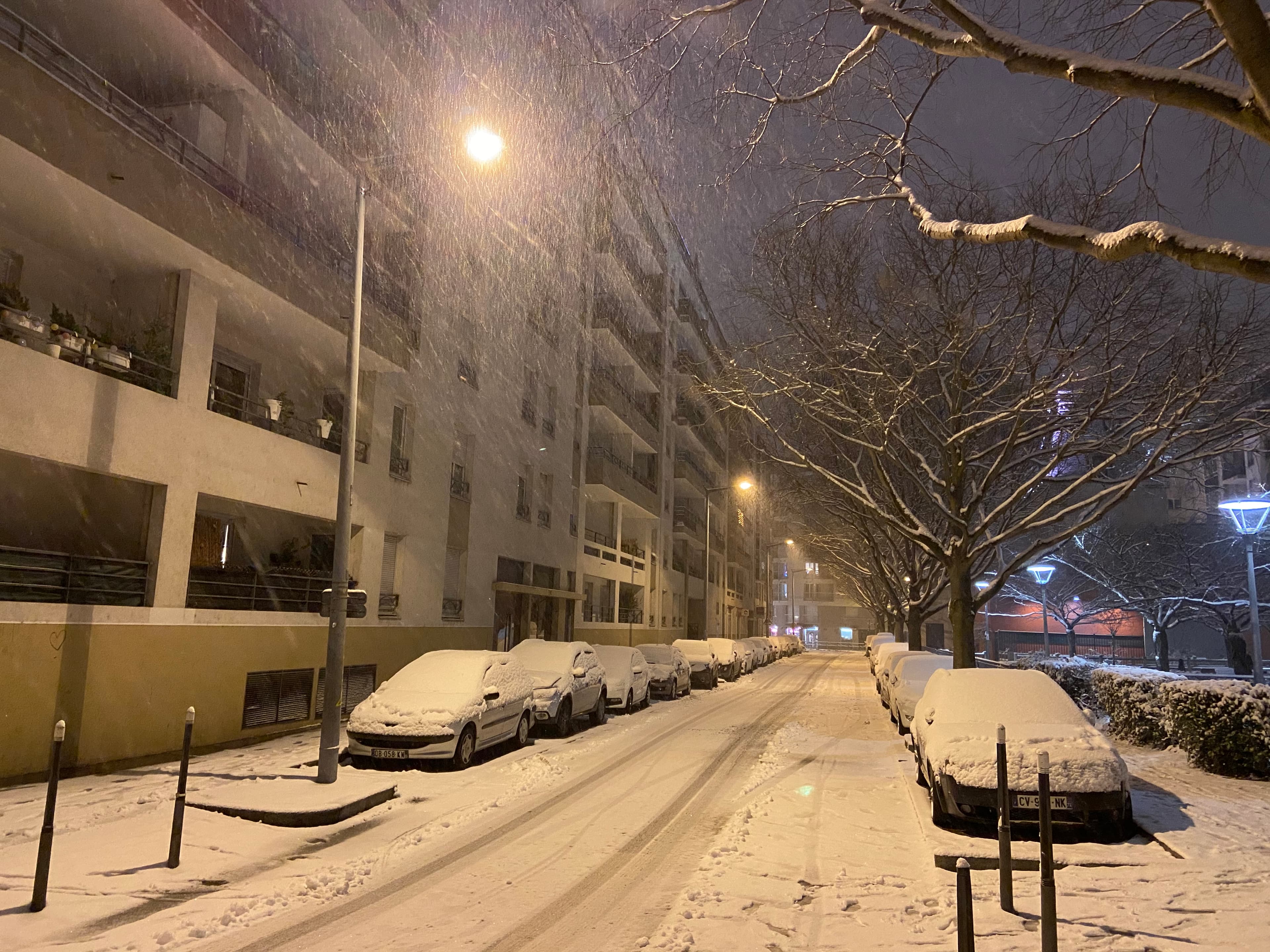 Neige sur Lyon