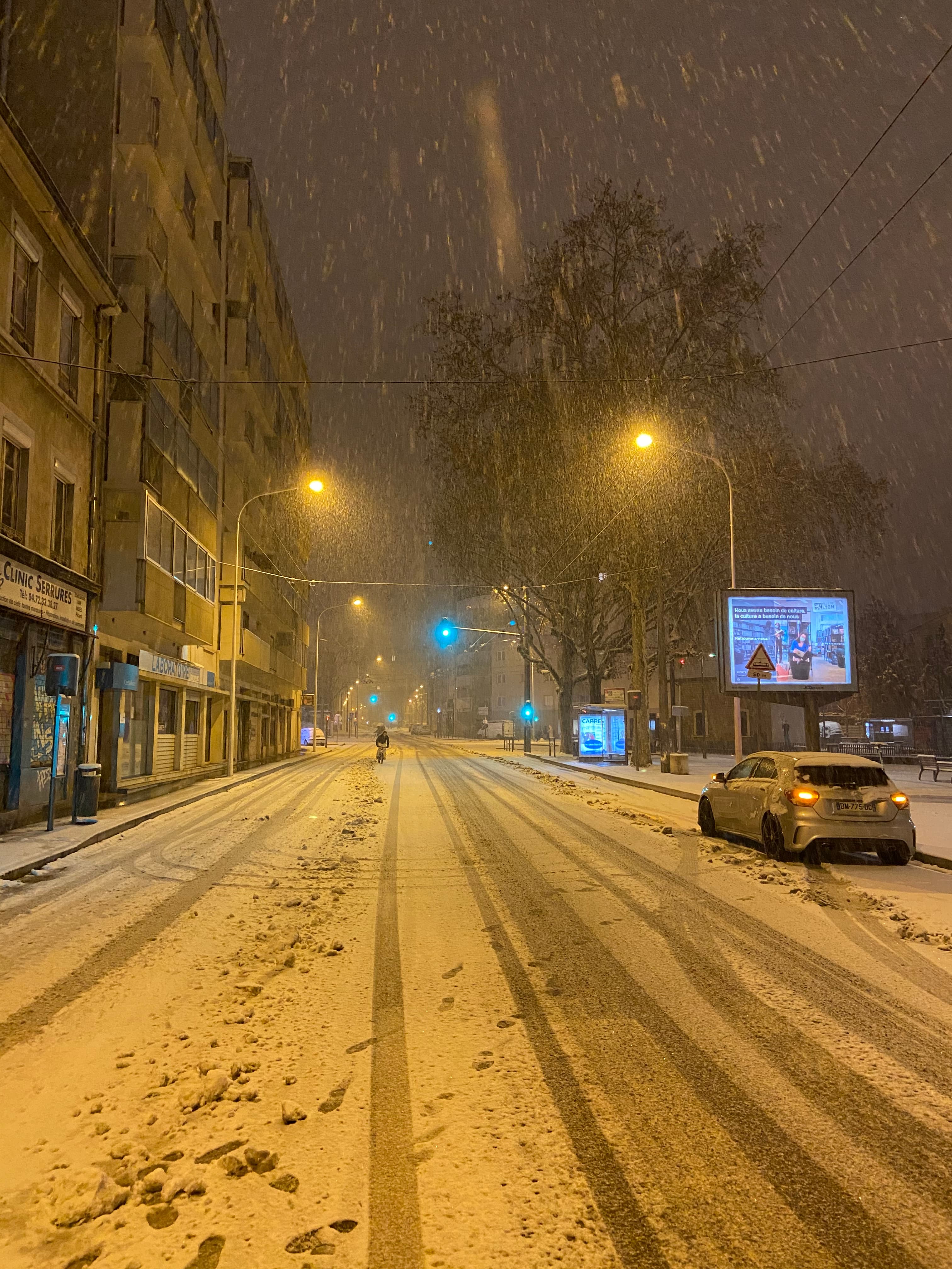 Neige sur Lyon