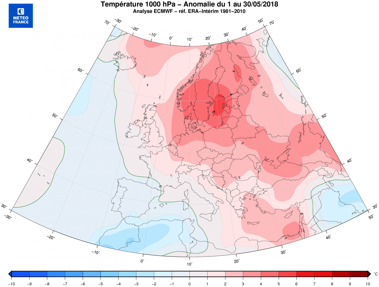 Image d'illustration pour Chaleur : mois de mai historique en Scandinavie 