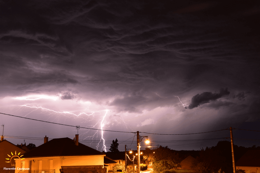 Image d'illustration pour Bilan en images des orages de la nuit de lundi à mardi