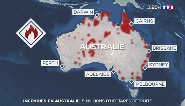 Image d'illustration pour L'Australie en proie à des incendies violents et hors de contrôle