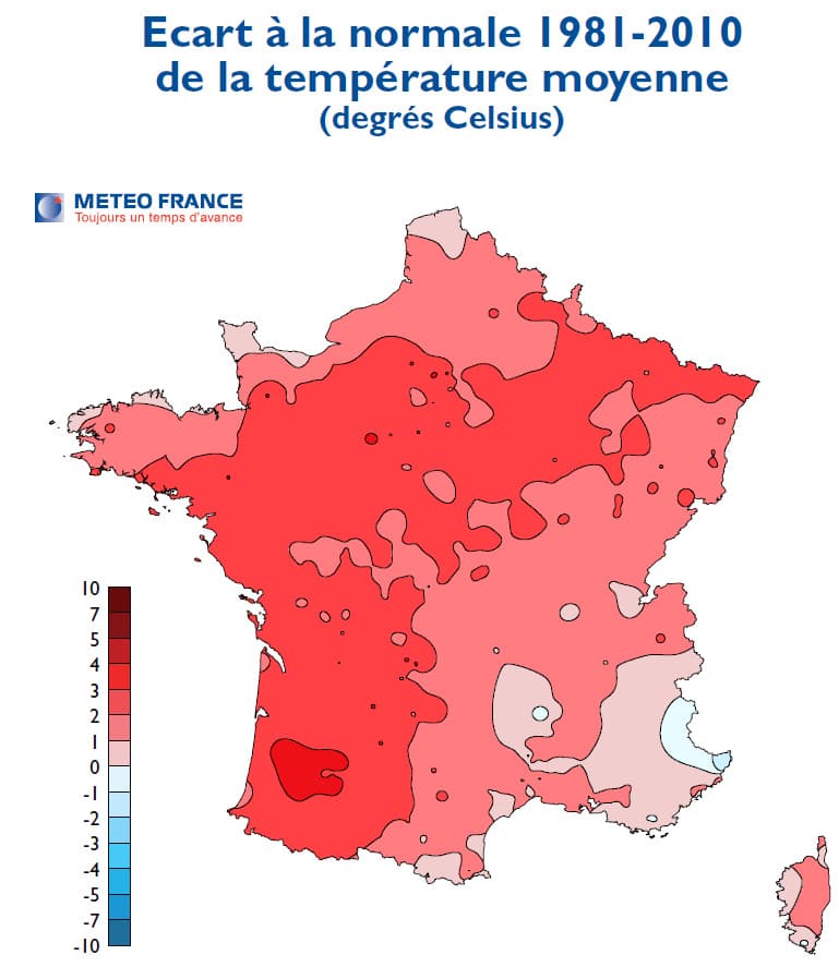 Image d'illustration pour Bilan météo officiel de juillet 2013 en France
