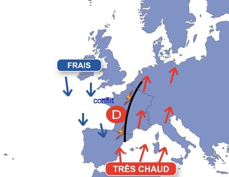 Image d'illustration pour BILAN JUIN 2013 : lourd et orageux à l'Est, frais et pluvieux dans l'Ouest