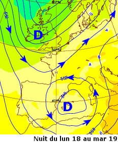 Image d'illustration pour Vers un temps durablement humide et froid - risque de neige