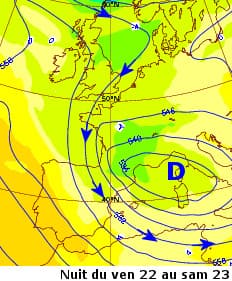 Image d'illustration pour Vers un temps durablement humide et froid - risque de neige
